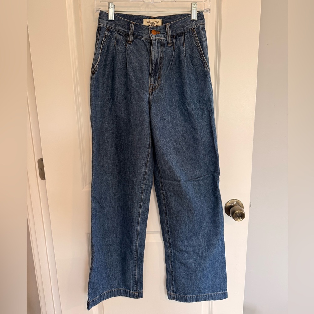 Madewell Dark Blue Flare Jeans